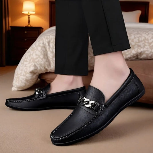 Daily business men's shoes, lazy pedal Doudou shoes, fashionable and classic, high-quality casual business loafers
