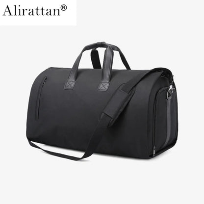 Alirattan New Oxford Folding Suit Storage Bag for Women Men,Fashion Designer Large Capacity Hand Luggage Fitness Travel Bag A434