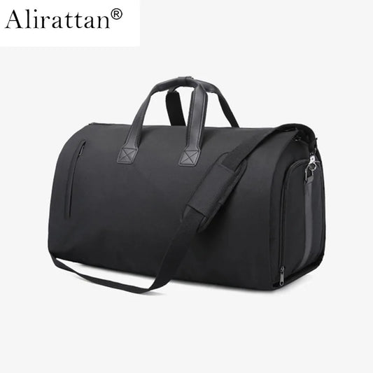 Alirattan New Oxford Folding Suit Storage Bag for Women Men,Fashion Designer Large Capacity Hand Luggage Fitness Travel Bag A434