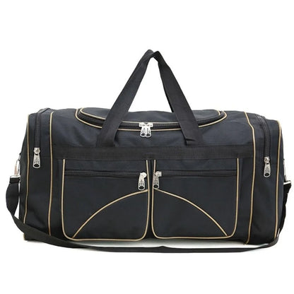 Large Capacity Travel Duffel Bag Waterproof Oxford Cloth Large Travel Bag Durable Multi-pocket Gym Bag Outdoor Activities