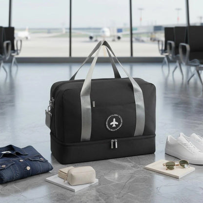 New Waterproof Gym Bag for Men Women Wet Dry Separation Sports Travel Duffel Lightweight Hand Luggage