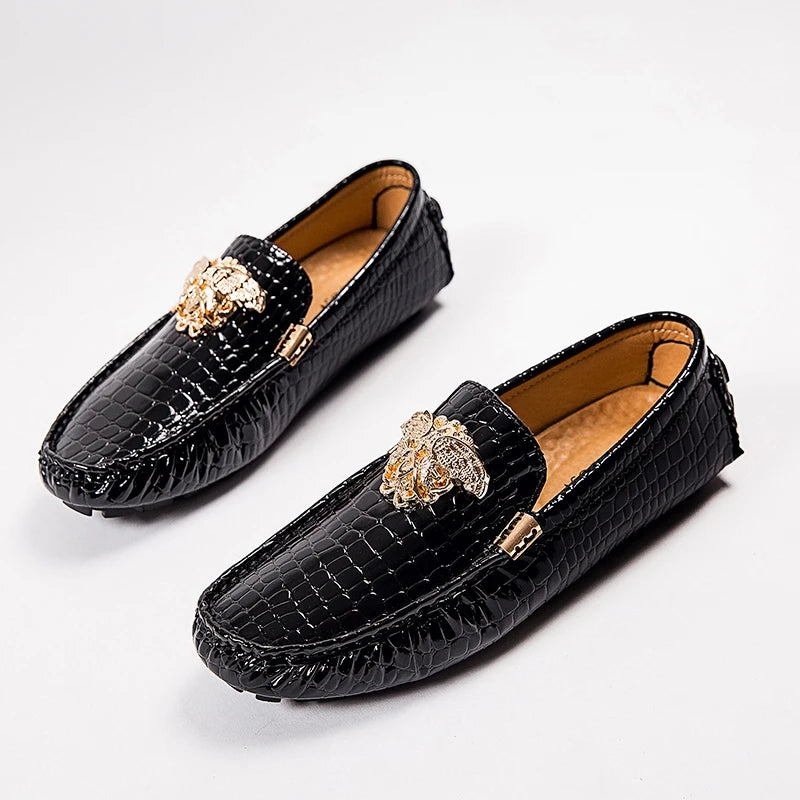 Men's Women Leather Designer Casual Shoes Luxury Loafers Moccasins Brand Driving Male Man Shoes for Men Footwear Plus Size 35-48