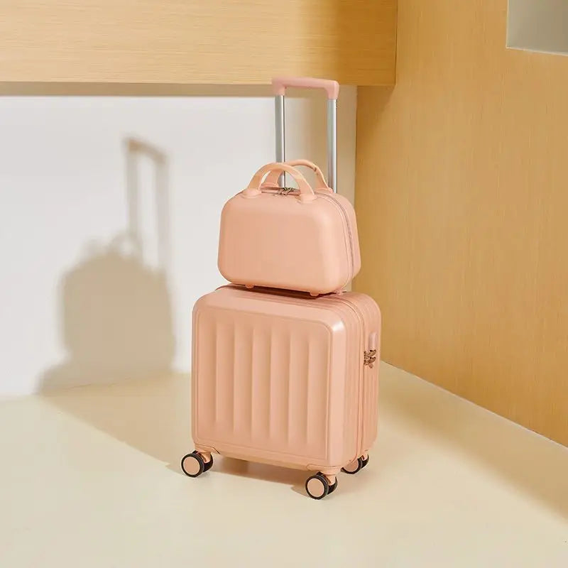 Small cute trolley case High value box Large capacity box Male and female students Password box