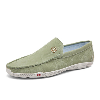 2025 Lightweight White Penny Loafers Men Boat Shoes Man Moccasins Leather Slip On Flats Classic Mens Casual Driving Shoes