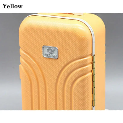 Dollhouse Decor Business Rolling Luggage Miniature  Suitcase  Trolley Travel Case For 1/4 1/6 Dolls