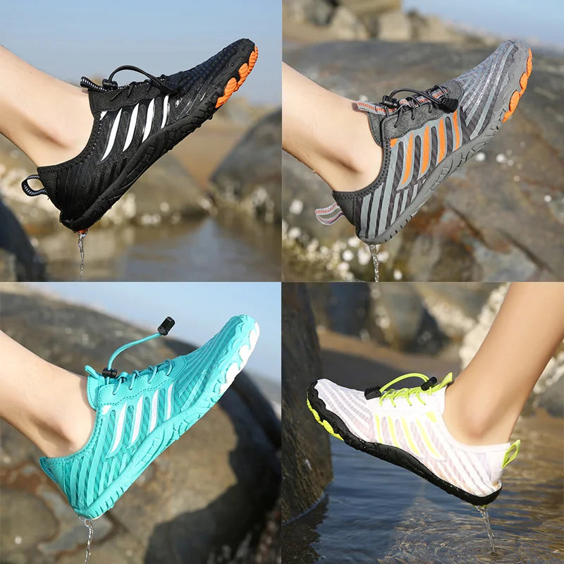 Men Women Water Shoes Aqua Shoes Drainage Beach Sports Swim Sandals Quick Dry Boating Barefoot Diving Fishing Surfing Sneakers