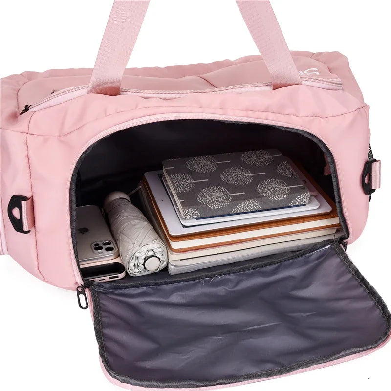 Travel Bags, Weekender Carry On, Sports Tote Gym Bag, Workout Duffel Bag, Overnight Shoulder Bag For Laptop