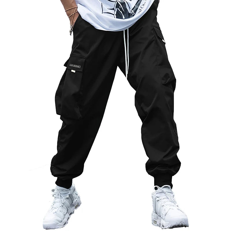 Fashion Lightweight Cargo Pants Summer Breathable Casual Sweatpants 2/1Pcs Hip-Hop Drawstring Trousers Outdoor High Street Pants