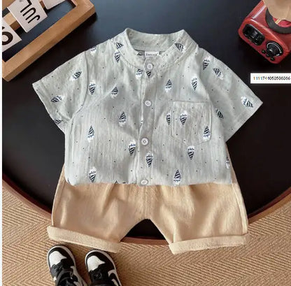 Summer Fashion Baby Boy Clothes Sets T-shirt + Pants 1-4T Toddler Casual Clothing Suits Children Kids Boys Outfits Suit
