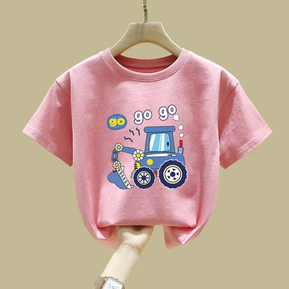 New Summer Outfits for Middle and Older Boys, Cool and Stylish Street Style Tops and Trendy T-shirts Kids Clothes