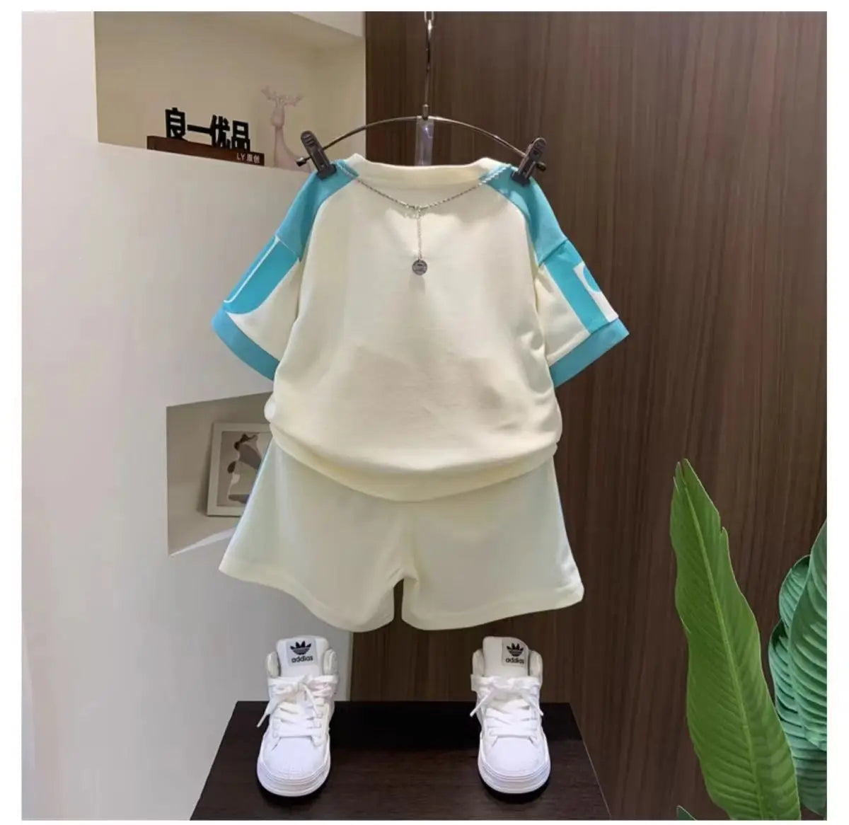 Boys Summer Clothing Children's Fashion Short sleeved Set New Korean Edition Fashionable Boys Summer Thin Casual Two Piece Set