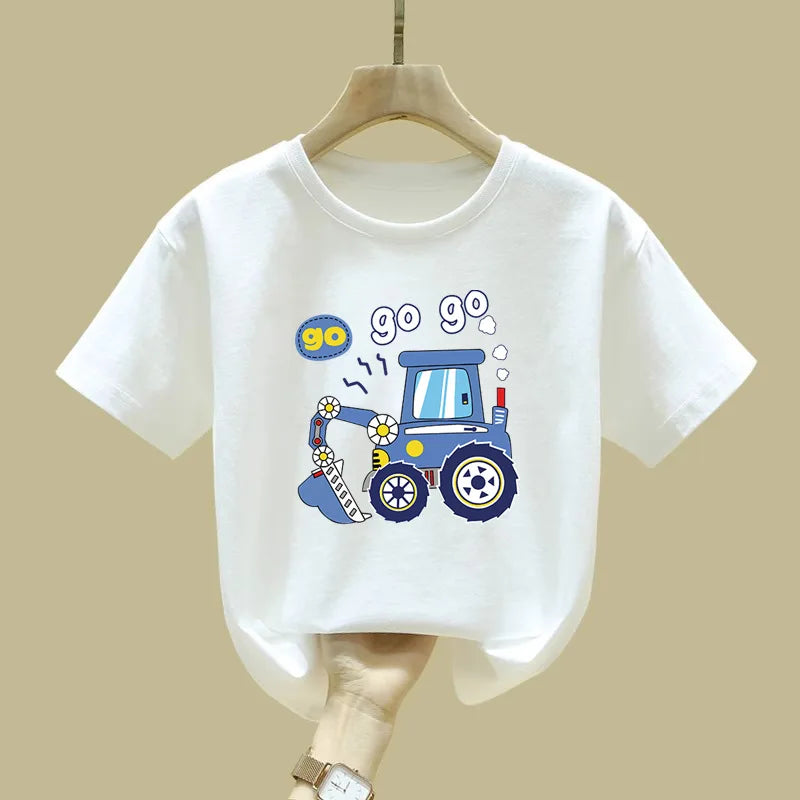 New Summer Outfits for Middle and Older Boys, Cool and Stylish Street Style Tops and Trendy T-shirts Kids Clothes