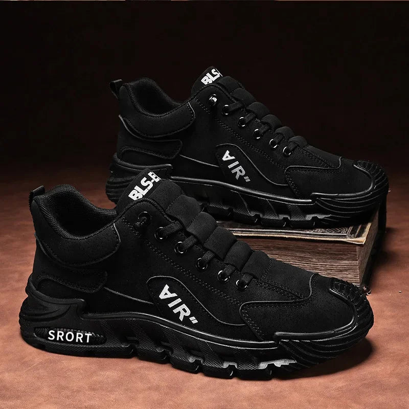 Men's Work Shoes 2025 New Arrival Breathable Slip-On Anti-Slip Wear-Resistant Casual Sports Shoes Thick Bottom Labor Protection
