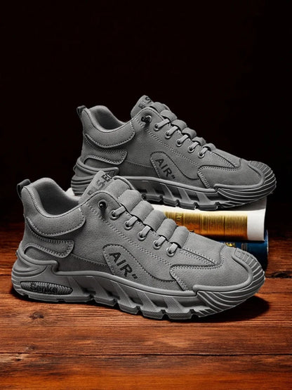 Men's Casual Sport oes Waterproof Non-Slip Wear-Resistant Construction Site Work oes Easy-To- Wear Slip-On Heightening
