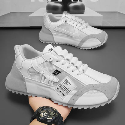 2025 New Quality Men's Sneakers Luxury Green Mesh Men Casual Shoes Breathable Comfortable Platform Shoes Fashion Men Tennis Shoe