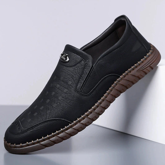 Spring Hot Sale Of The Season Men's Low-Top Soft-Soled Leather Shoes Breathable Comfortable Casual Shoes for Youth Business Shoe