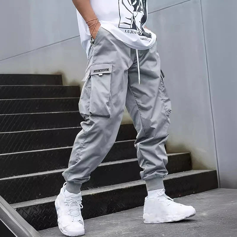Fashion Lightweight Cargo Pants Summer Breathable Casual Sweatpants 2/1Pcs Hip-Hop Drawstring Trousers Outdoor High Street Pants