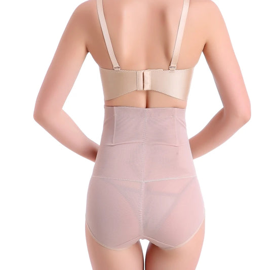 High Waist Flat Belly Panties Women Tummy Control Underpants Postpartum Shapewear Waist Trainer Slimming Briefs Shaper Bodysuit