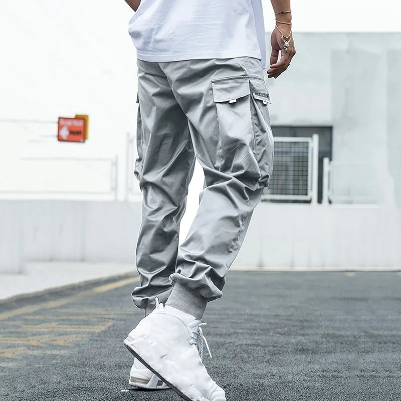 Fashion Lightweight Cargo Pants Summer Breathable Casual Sweatpants 2/1Pcs Hip-Hop Drawstring Trousers Outdoor High Street Pants