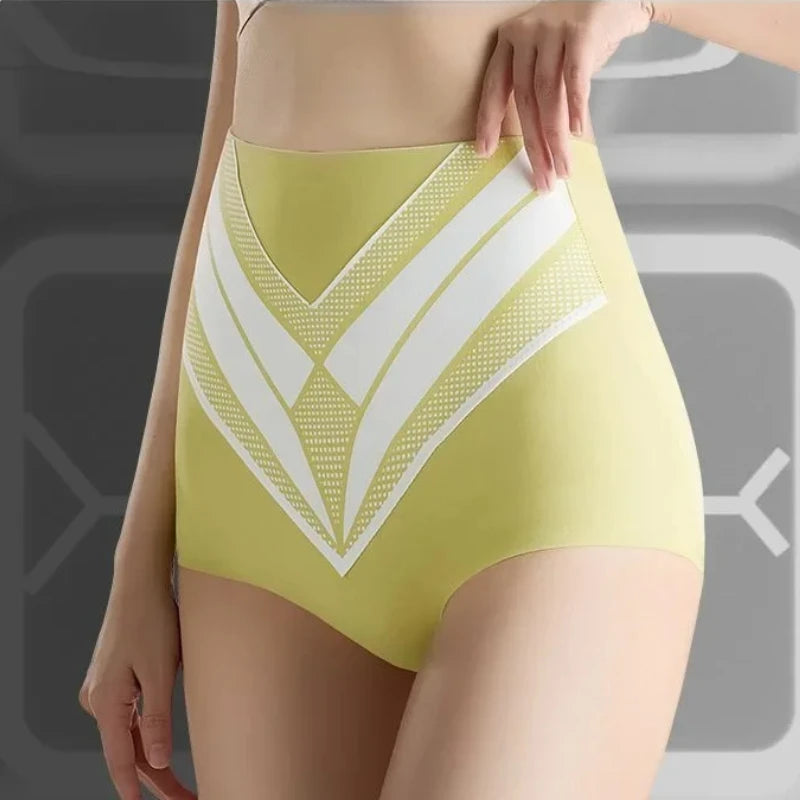 Tighten the Abdomen Panties Large Size Triangular Panties Traceless Briefs Butt Lift Woman Body Shaping High Waist Underpants