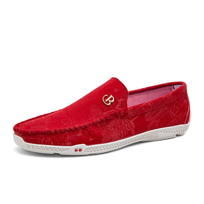 2025 Lightweight White Penny Loafers Men Boat Shoes Man Moccasins Leather Slip On Flats Classic Mens Casual Driving Shoes