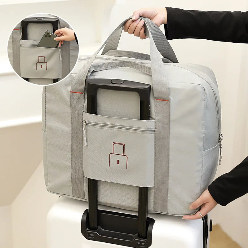 Foldable Travel Bags Unisex Waterproof Oxford Fabric Luggage Storage Suitcase Match Large Capacity Handbags Tote Organizers