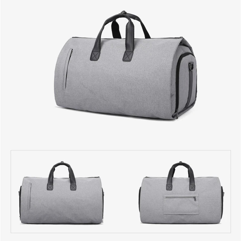 Alirattan New Oxford Folding Suit Storage Bag for Women Men,Fashion Designer Large Capacity Hand Luggage Fitness Travel Bag A434