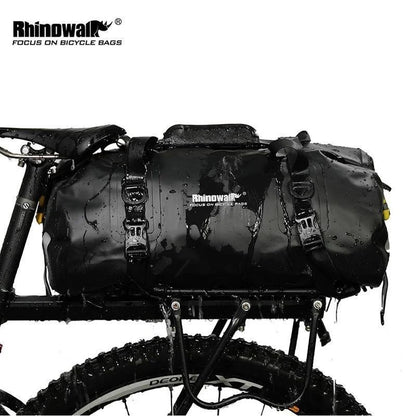 RHINOWALK Mountain Road Bicycle Bike 3 in 1 Trunk Bags Cycling Double Side Rear Rack Tail Seat Pannier Pack Luggage Carrier