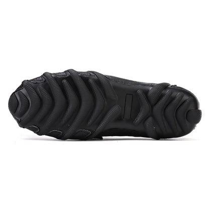 Men Casual Shoes Genuine Leather Crocodile Style Luxury Brand Mens Loafers Moccasins Slip on Black Driving Shoes Plus Size 38-47