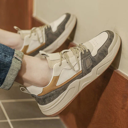 Men's Breathable Casual Sneakers Luxury Trainer Fashion Loafers Comfortable Running Shoes Race Tenis