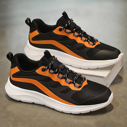 Plataform Synthetic Leather Sneakers Man Dress Heels Sneakers Man Dress Men Walking Shoes Sport Style Luxery Sporty Pie