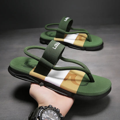 Summer Men Slippers ankle wrap shoes slip-resistant slide sandals male slippers beach Water Shoes Zapatos Hombre