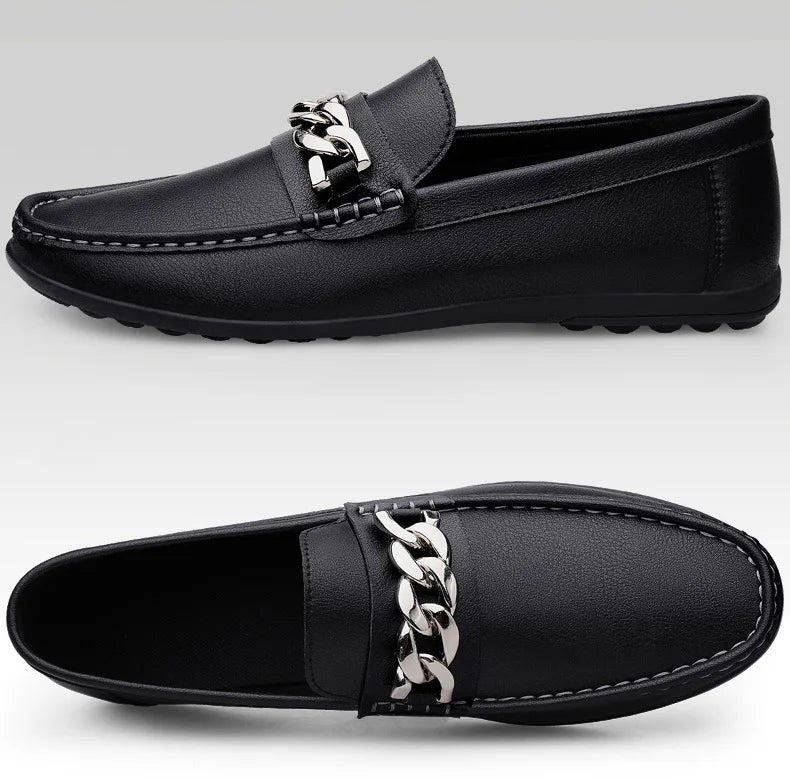 Daily business men's shoes, lazy pedal Doudou shoes, fashionable and classic, high-quality casual business loafers