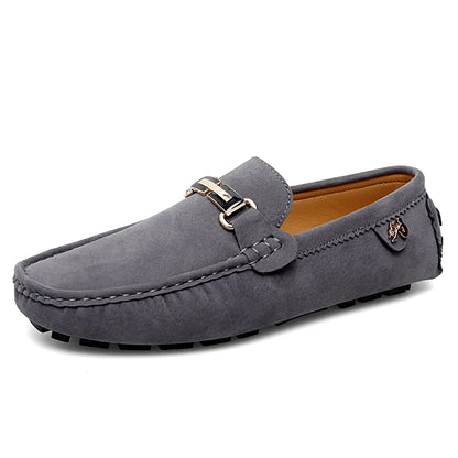 Elegantes Men Loafers Soft Moccasins Spring Autumn Male Leather Shoes Men Slip on Flats Lightweight Driving Shoes New Lazy Shoes