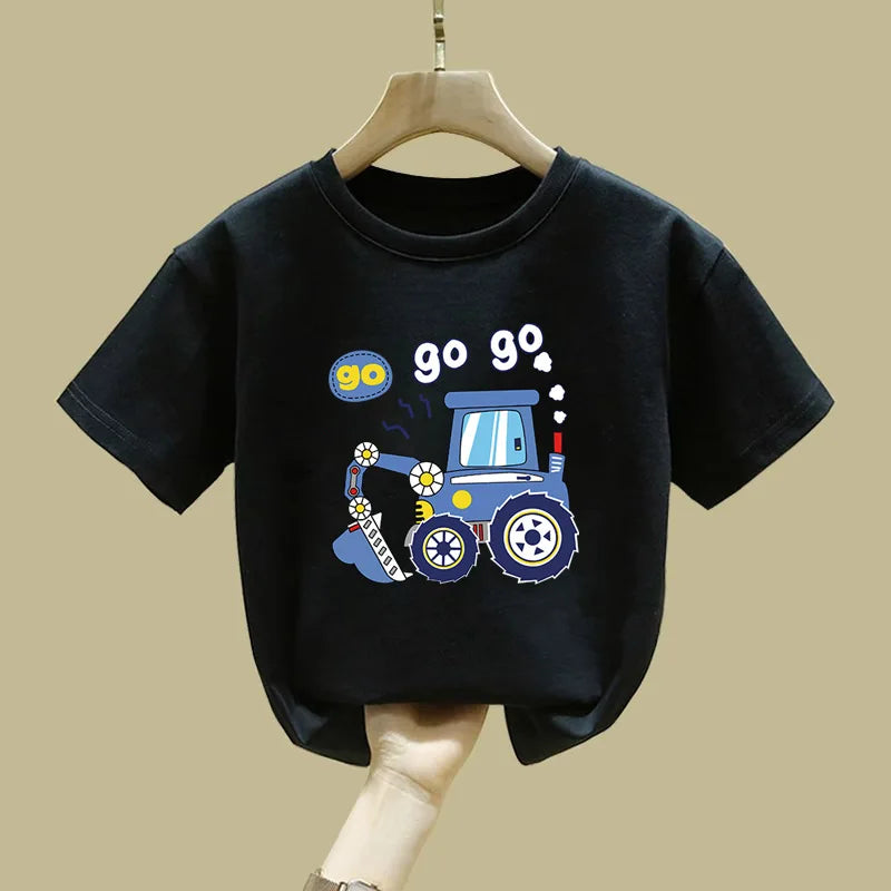 New Summer Outfits for Middle and Older Boys, Cool and Stylish Street Style Tops and Trendy T-shirts Kids Clothes