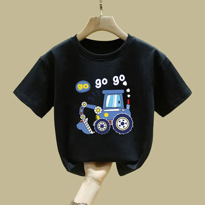 New Summer Outfits for Middle and Older Boys, Cool and Stylish Street Style Tops and Trendy T-shirts Kids Clothes