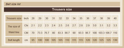 Men's high-end leather belt, automatic buckle belt, fashionable and versatile belt