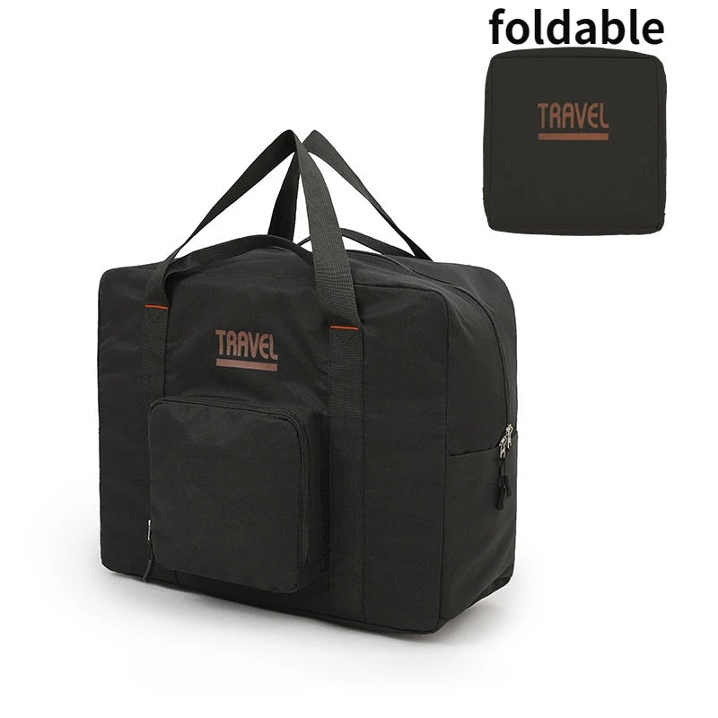 Foldable Travel Bags Unisex Waterproof Oxford Fabric Luggage Storage Suitcase Match Large Capacity Handbags Tote Organizers