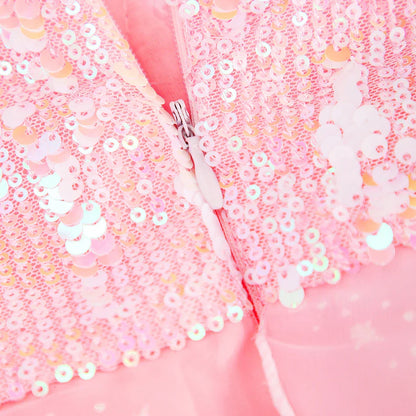 2025 Girl Princess Dress Carnival Party Princess Dress Birthday Party Dress Children's Pink Cute Dress Girl's Party Dress 2-12Y