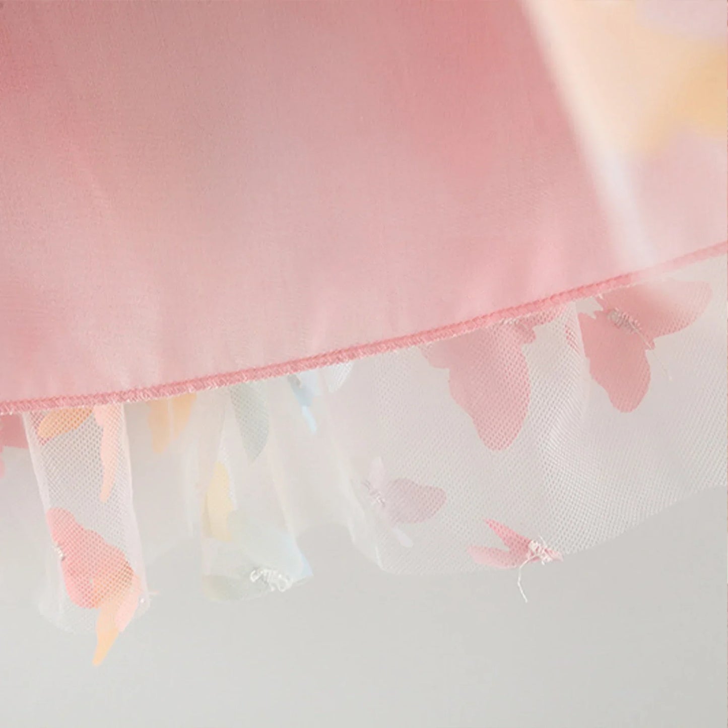 New Baby Girls Birthday Party Evening Dresses Summer Butterfly Wings Children Clothes Sweet Colorful Toddler Kids Costume