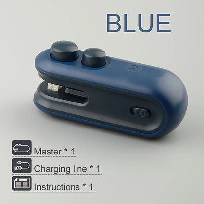 Portable Sealer Mini Heat Bag Sealing Machine Heat Sealer For Snacks Rechargable Heat Sealer Multi-function Kitchen Tool 2 in 1