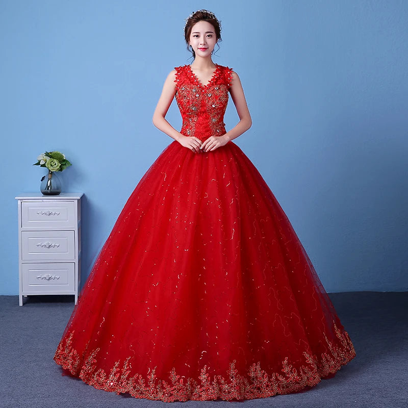 PRXD-625#Wedding Dress Wholesale Lace up Embroidery Bride Marriage Dresses White Ball Gown Factory Christmas Carnival Plus Size