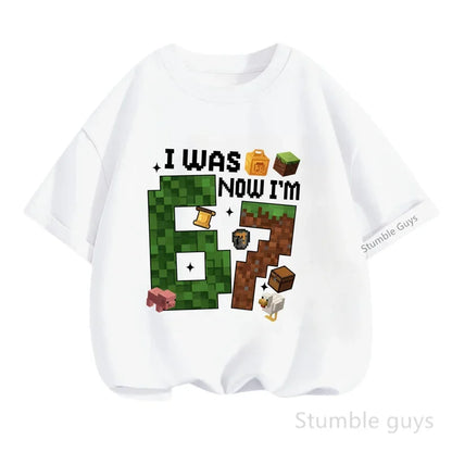 Summer Boys Clothes Girls 67 Print Tshirt Six Seven T-shirt Kids 3-14Y Short Sleeve Casual Tee