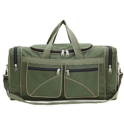 Large Capacity Travel Duffel Bag Waterproof Oxford Cloth Large Travel Bag Durable Multi-pocket Gym Bag Outdoor Activities