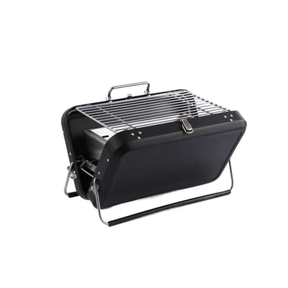 Hot SalesMetal BBQ Briefcase Design Stainless Steel Mini Grill Portable Grills Outdoor Patio BBQ Camping In-Stock