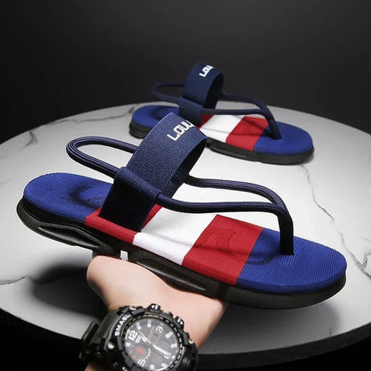 Summer Men Slippers ankle wrap shoes slip-resistant slide sandals male slippers beach Water Shoes Zapatos Hombre