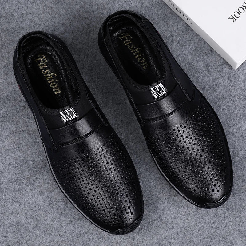 Luxury Brand Men Loafers Shoes Driving Fashion Boat Footwear Man Genuine Leather Moccasins Men's Shoes Comfy Drive Casual Shoes