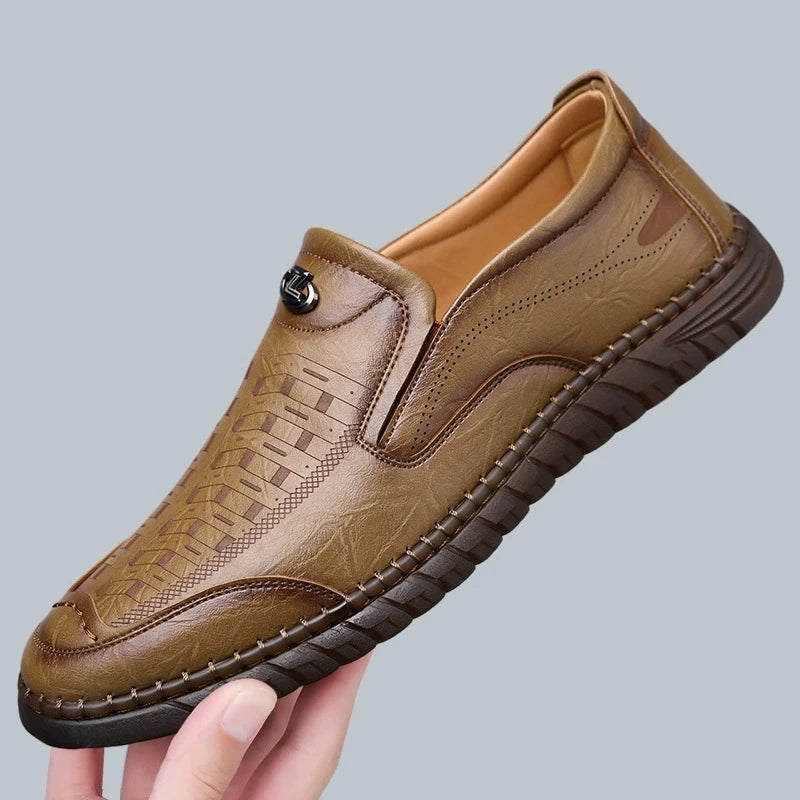 Spring Hot Sale Of The Season Men's Low-Top Soft-Soled Leather Shoes Breathable Comfortable Casual Shoes for Youth Business Shoe