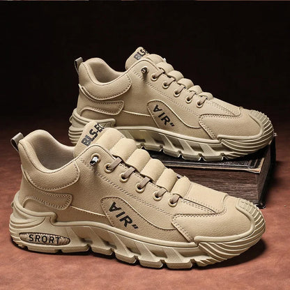 Men's Work Shoes 2025 New Arrival Breathable Slip-On Anti-Slip Wear-Resistant Casual Sports Shoes Thick Bottom Labor Protection