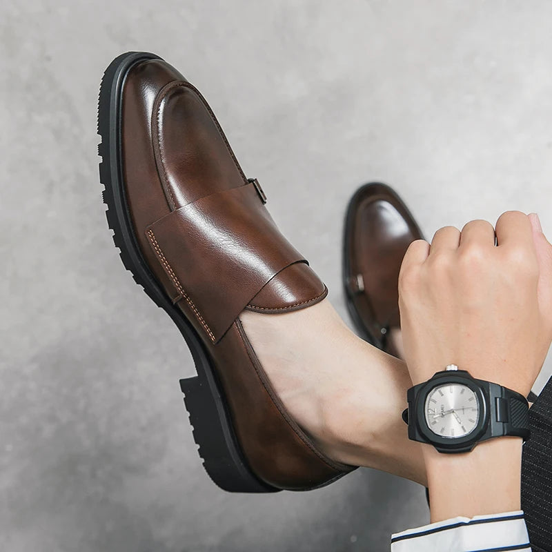 Leather Shoes Casual Business Shoes for Men Dress Tenis De Hombre Moccasins Mokasin Tenis Caballero Designer